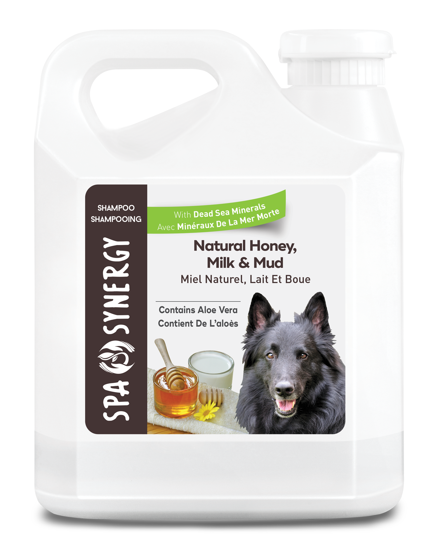 Spa Synergy Mud Shampoo with Natural Honey & Milk 4 Liters